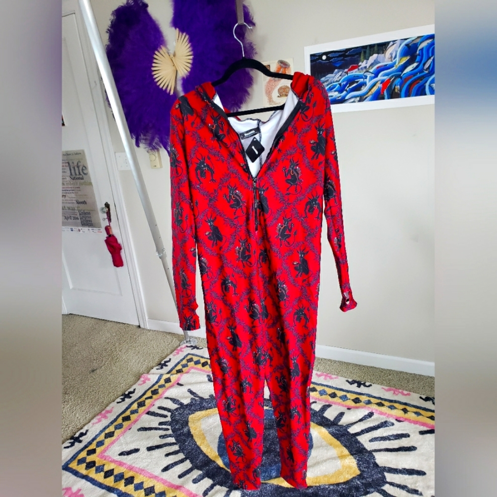 BLACKMILK MERRY KRAMPUS SNUGGLE SUIT NWT XXL - Picture 3 of 5